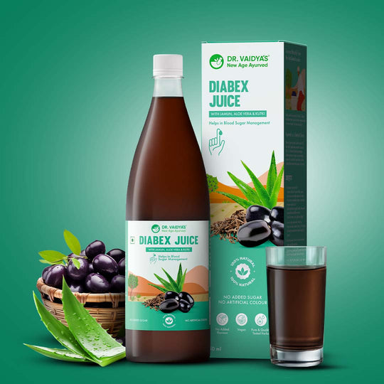 Dr. Vaidya's Diabex Juice: Manage Blood Sugar Levels with Every Sip!