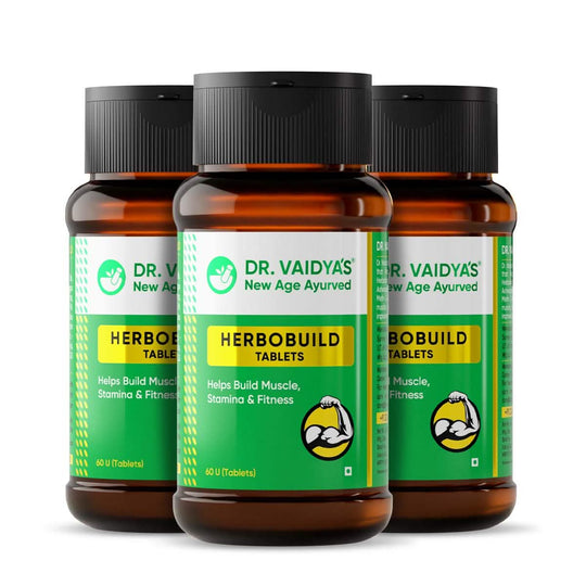 Dr. Vaidya’s Herbobuild: Maximize Stamina for Superior Muscles & Fitness