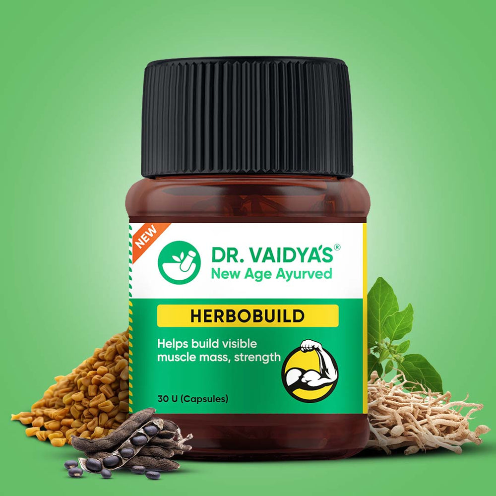 Herbobuild Capsule for Strength & Muscle recovery