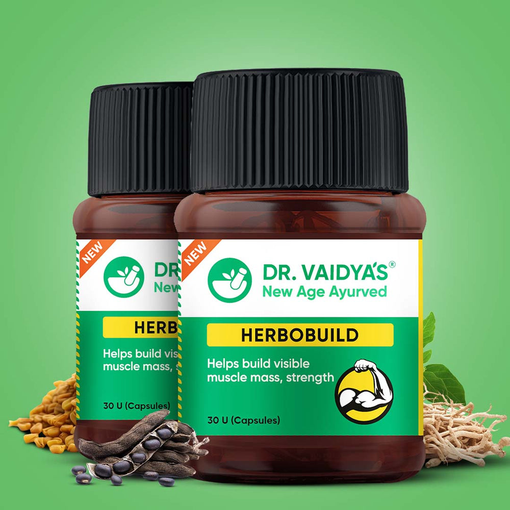 Herbobuild Capsule for Strength & Muscle recovery