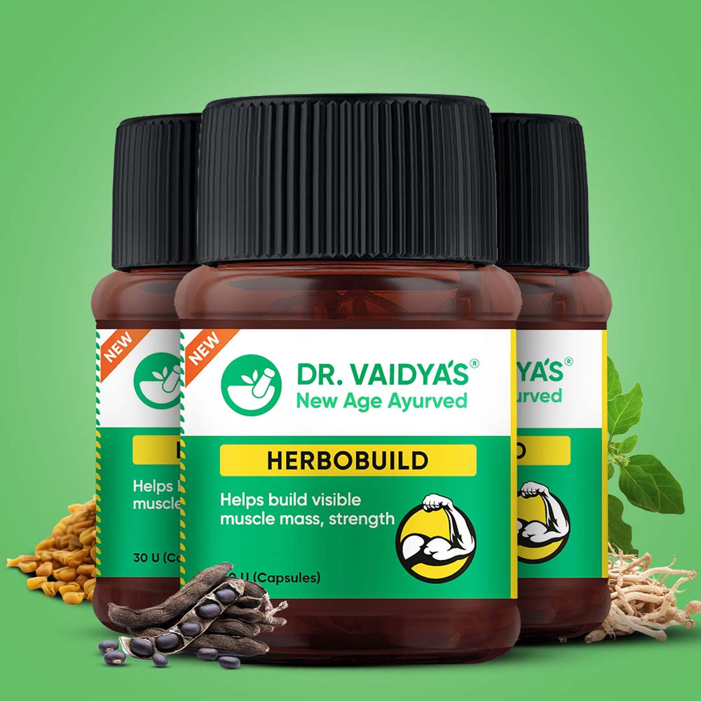 Herbobuild Capsule for Strength & Muscle recovery