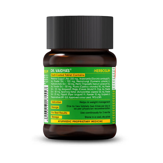 Dr. Vaidya’s Herboslim: Ayurvedic Weight Loss Medicine