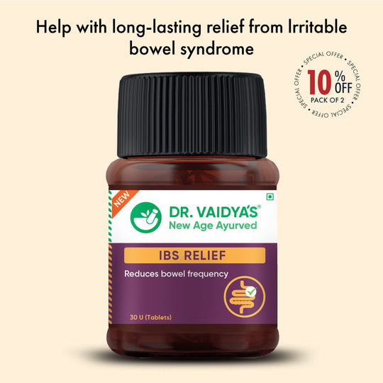 Ayurvedic Medicine for IBS Relief: Helps Relieve Cramps, Bloating & Normalize Bowel Movements