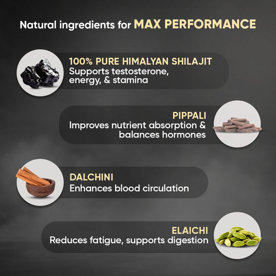 Shilajit Max: 500mg of Pure Shilajit in Coffee-flavor for Men’s Vitality & Performance