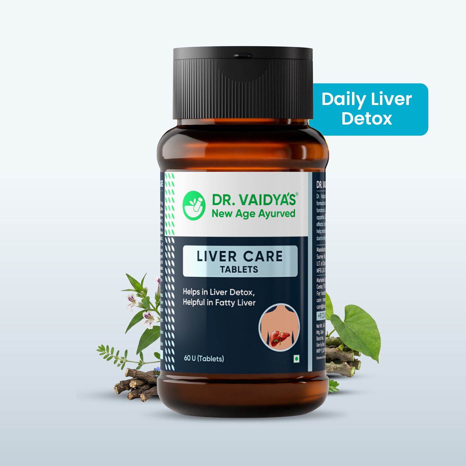 Liver Care Tablets - Daily Ayurvedic Liver Detox