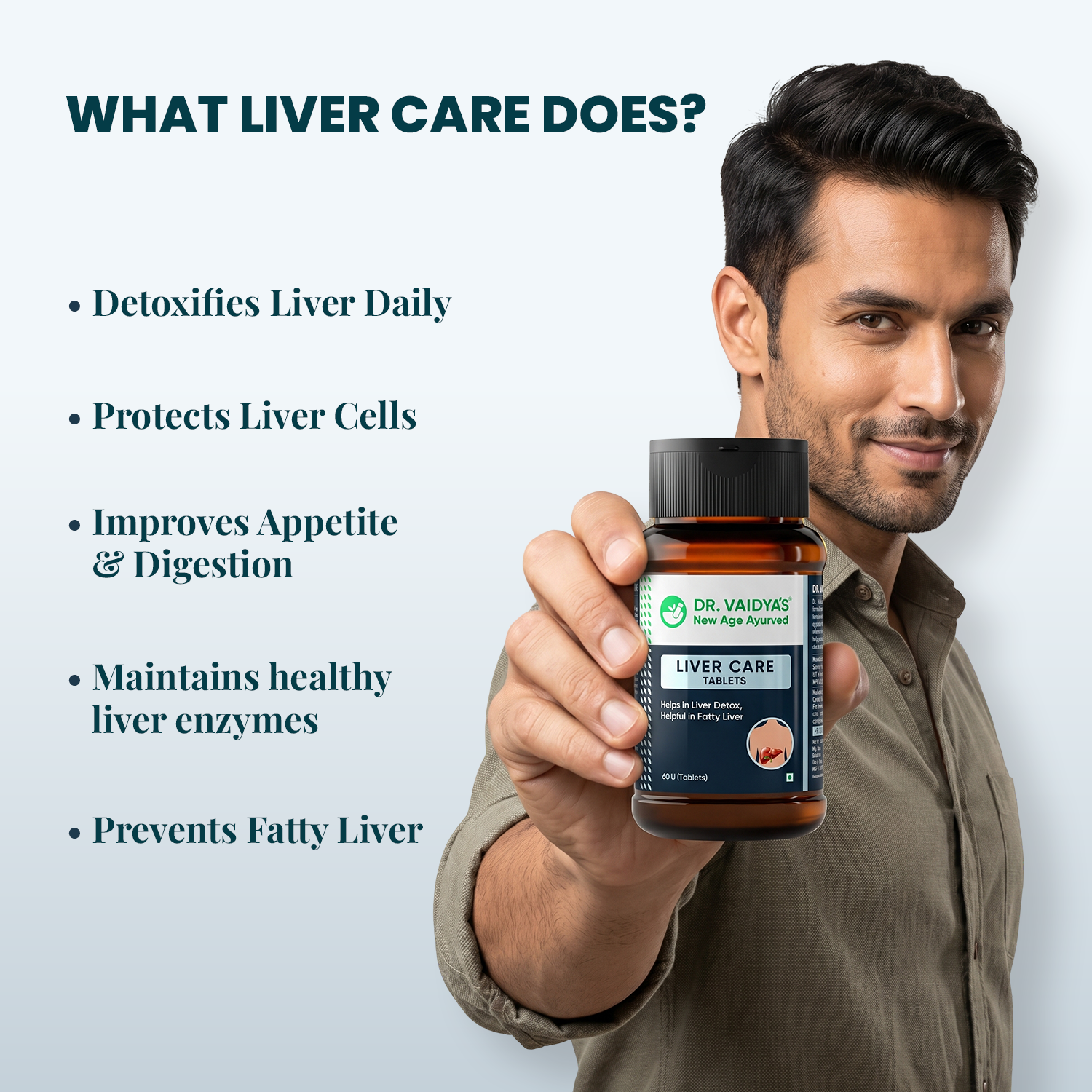 Liver Care Tablets - Daily Ayurvedic Liver Detox