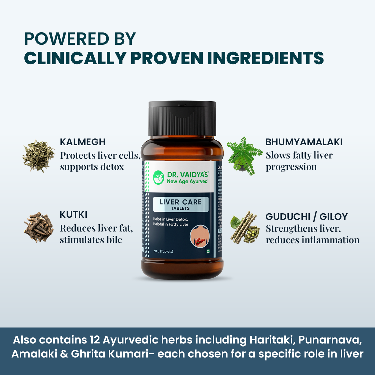 Liver Care Tablets - Daily Ayurvedic Liver Detox