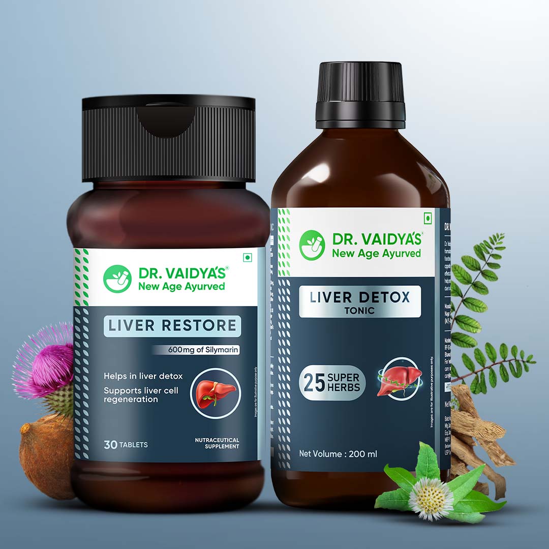 Dr. Vaidya’s Potent Liver Care Combo | Manages Fatty Liver Faster & Provides Daily Liver Detox