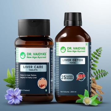 Dr. Vaidya’s Ayurvedic Liver Care Combo | Manages Fatty Liver & Provides Liver Detox