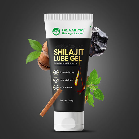 Shilajit Lube Gel: Non-Stick, Fast-Absorbing Shilajit-Infused Gel