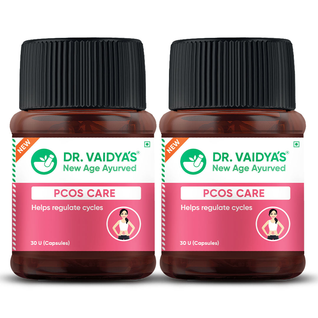 PCOS केयर कैप्सूल: पॉलीसिस्टिक ओवरी सिंड्रोम के लिए डॉ. वैद्य की आयुर्वेदिक दवा