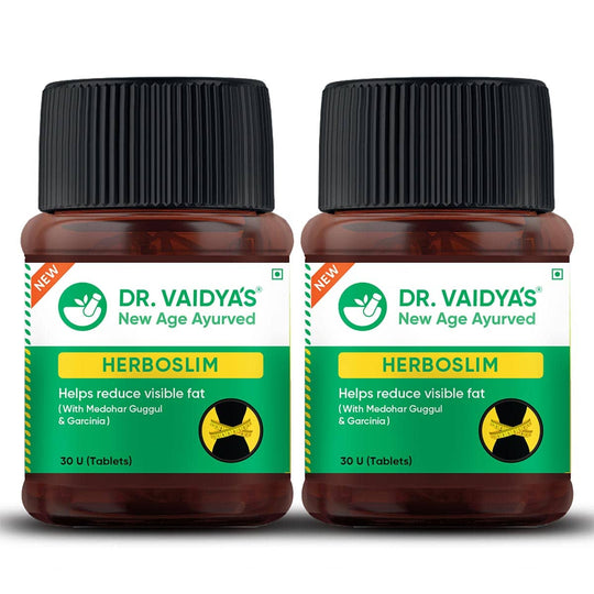 Dr. Vaidya’s Herboslim: Ayurvedic Weight Loss Medicine - Pack of 3