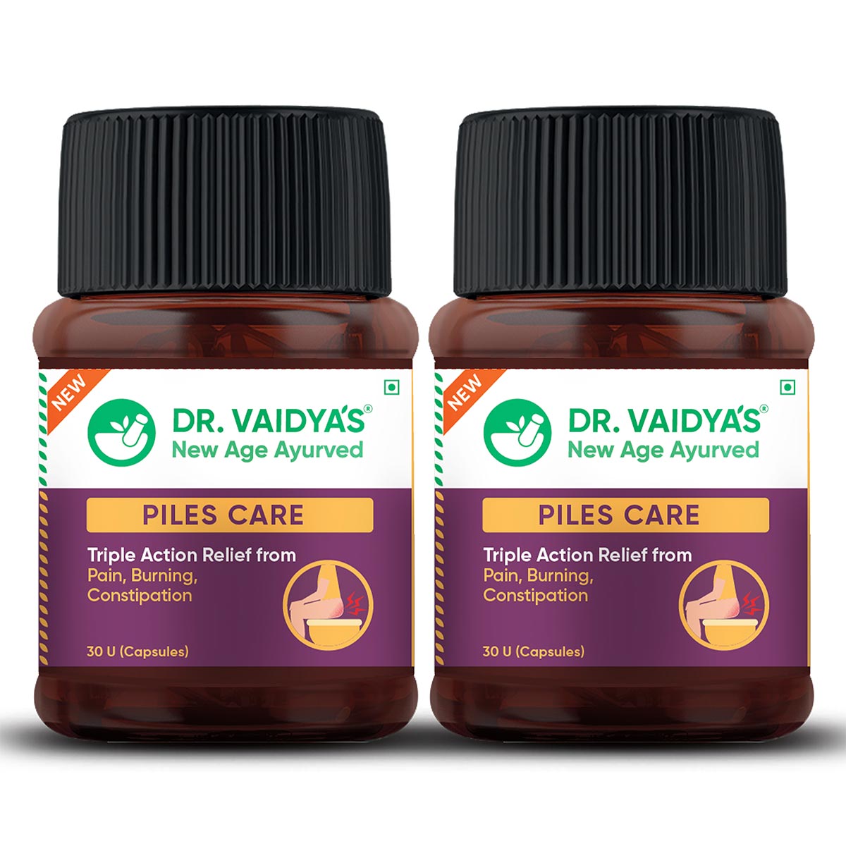 Dr. Vaidya's Piles Care: Quick Relief From Pain, Bleeding & Constipation