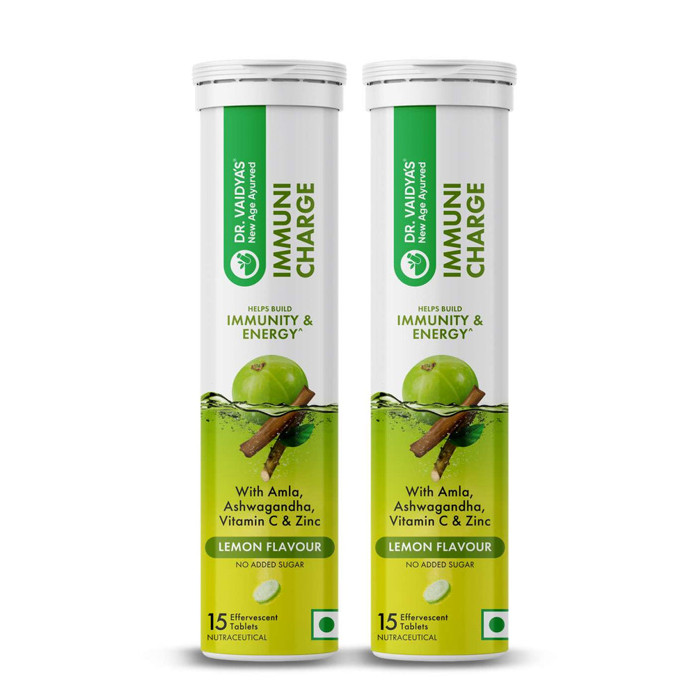 Immuni Charge Fizzy Effervescent - Daily Defence for Weather & Pollution Stress