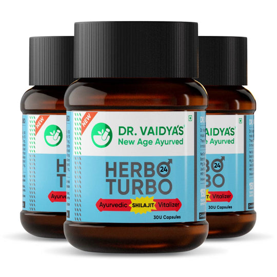 Herbo 24 Turbo Capsules: Ayurvedic Male Power Booster - Dr Vaidya's