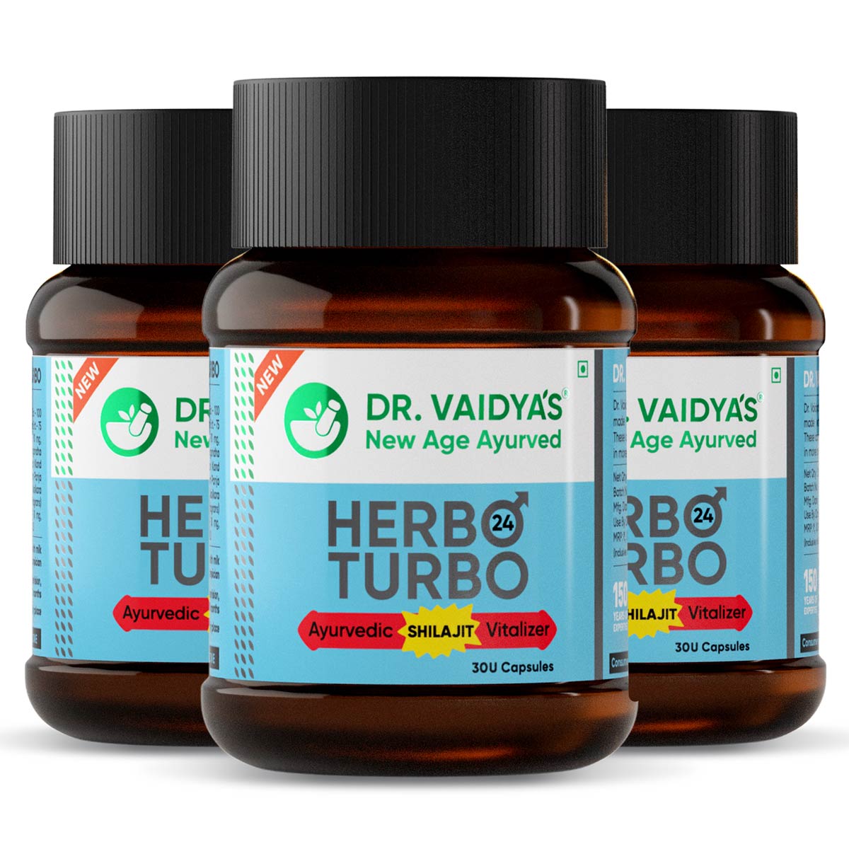 Dr. Vaidya's Herbo24Turbo - Pack of 3