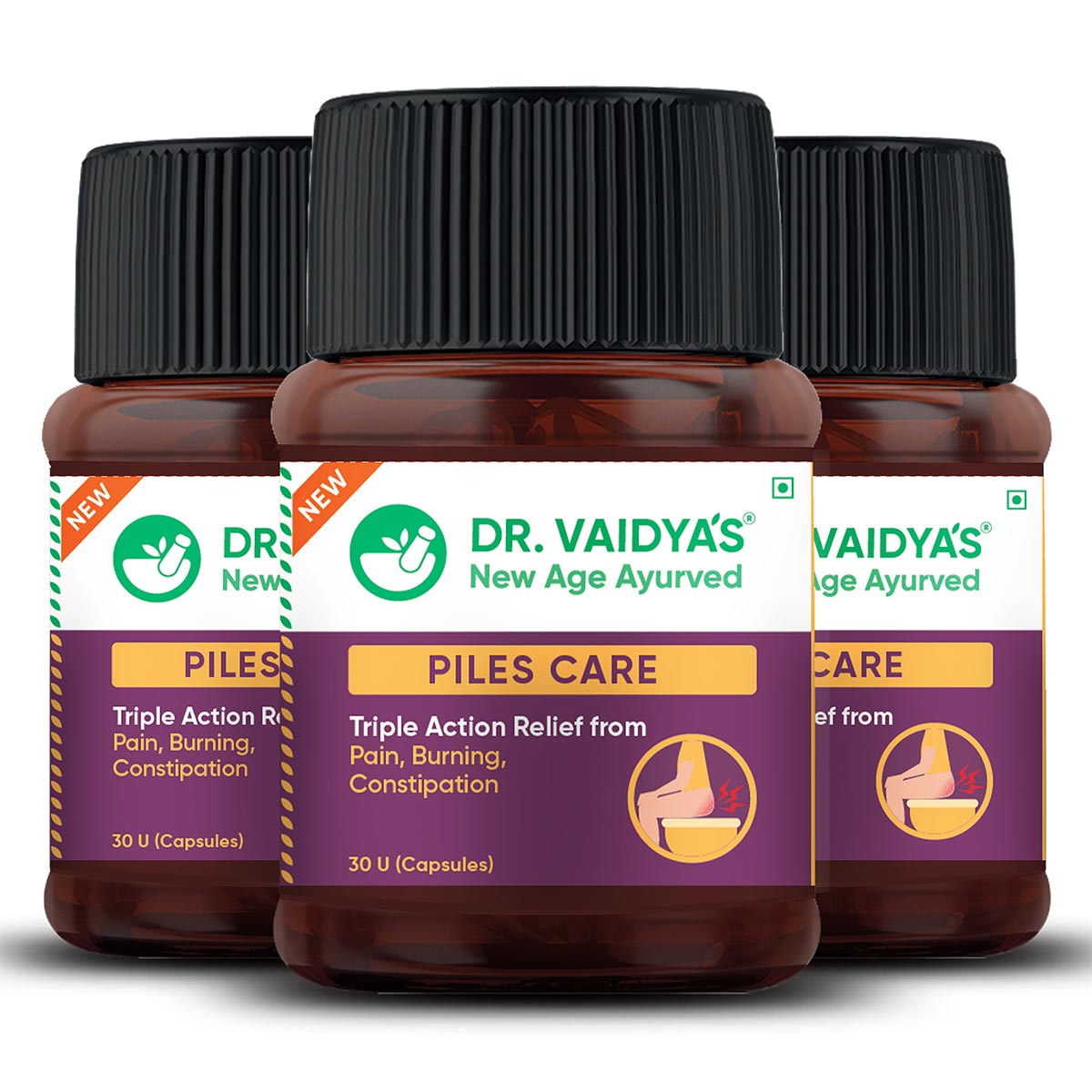 Dr. Vaidya's Piles Care: Quick Relief From Pain, Bleeding & Constipation
