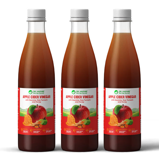 First-Ever Ayurvedic Apple Cider Vinegar With Garcinia, Raw Turmeric & Honey by Dr. Vaidya’s