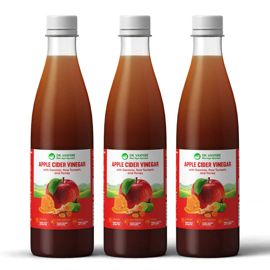 Ayurvedic Apple Cider Vinegar for Weight Loss - Pack of 3