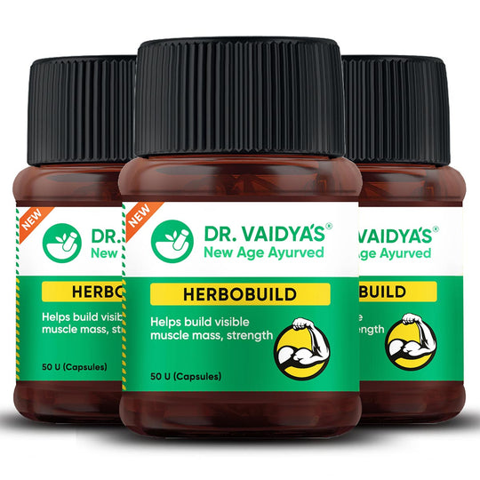 HerboBuild (50 Capsules): Pack of 3