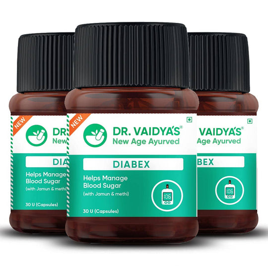 Diabex: Natural & Ayurvedic Blood Sugar Management - Pack of 3