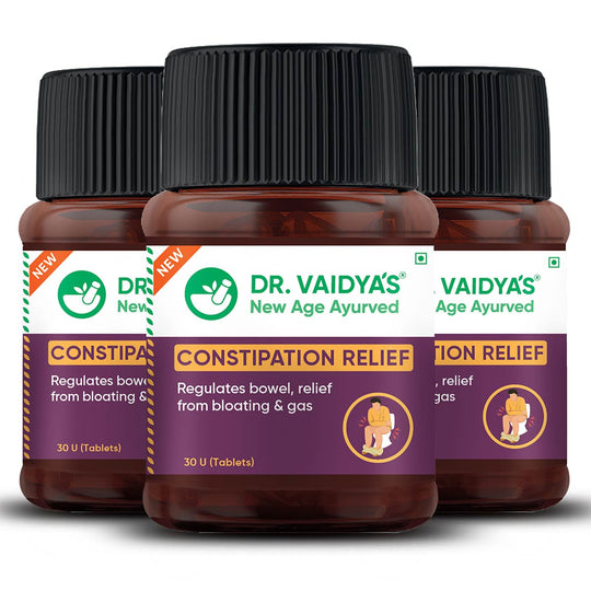 Ayurvedic Constipation Relief Tablets - Dr Vaidya's