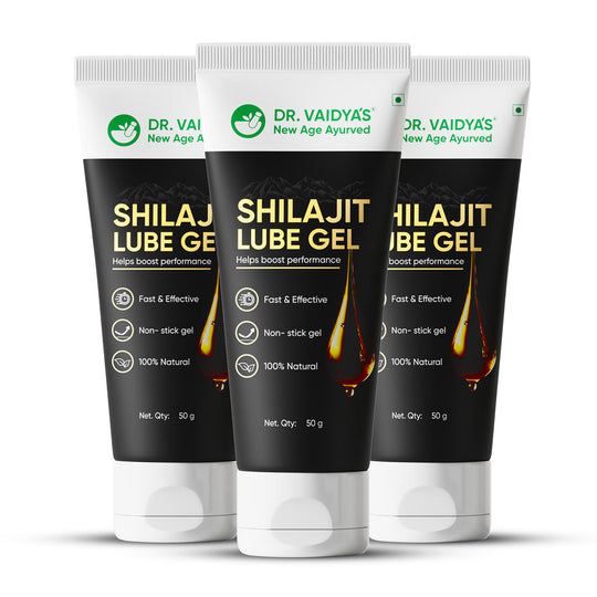 Shilajit Lube Gel: Non-Stick, Fast-Absorbing Shilajit-Infused Gel