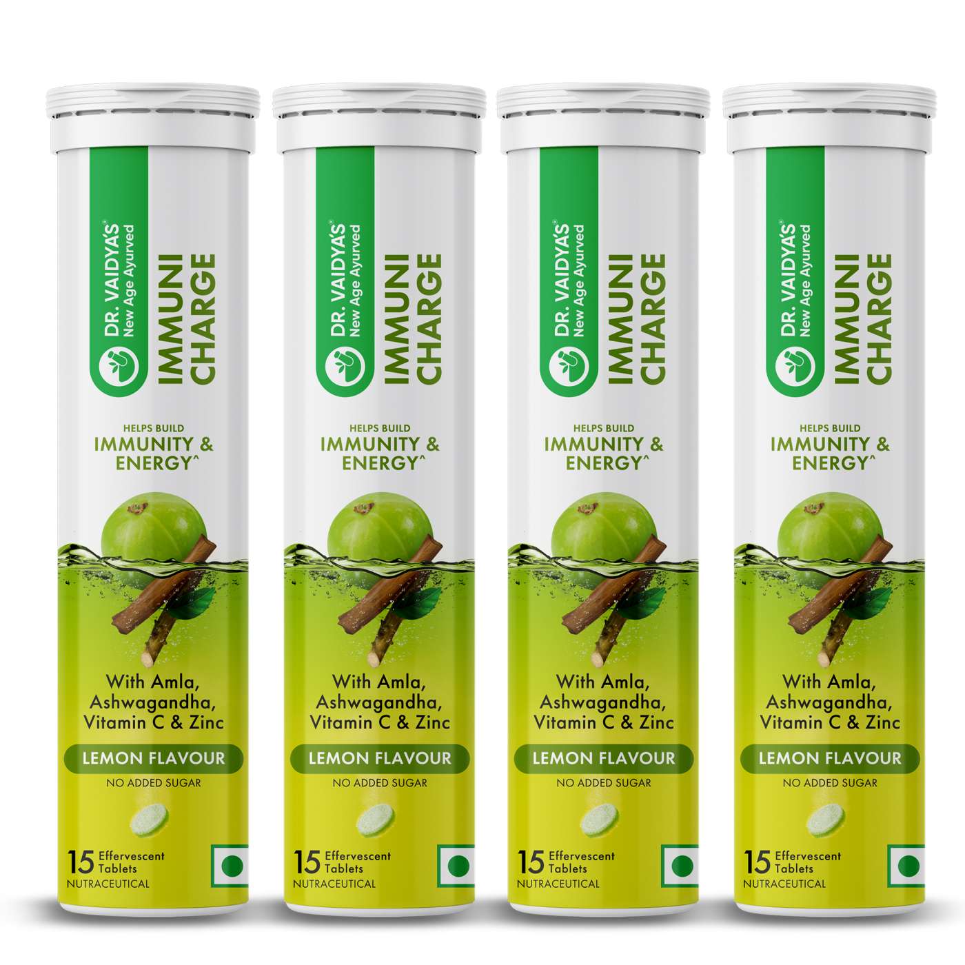 Immuni Charge Fizzy Effervescent - Daily Defence for Weather & Pollution Stress