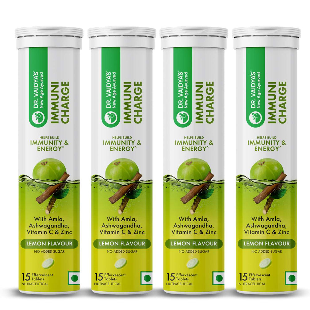 Immuni Charge Fizzy Effervescent - Daily Defence for Weather & Pollution Stress