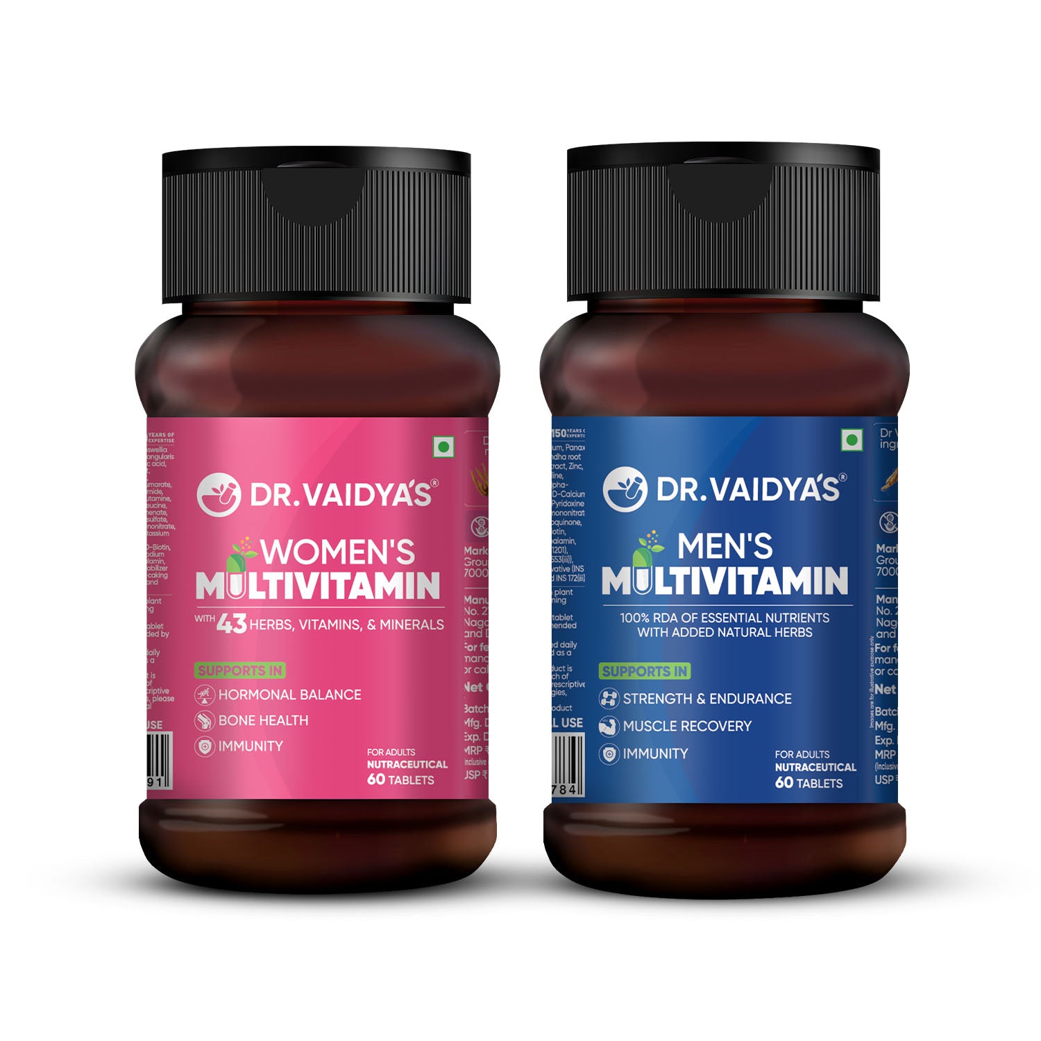 Men & Women Wellness Multivitamin Combo