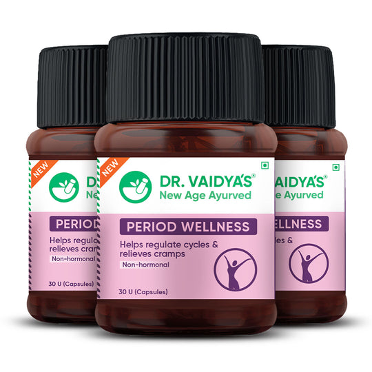 Period Wellness: Helps Regulate Period Pain, Cramps & Controls Bleeding