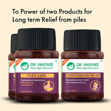 Piles Relief Pack: For Managing Piles & Constipation