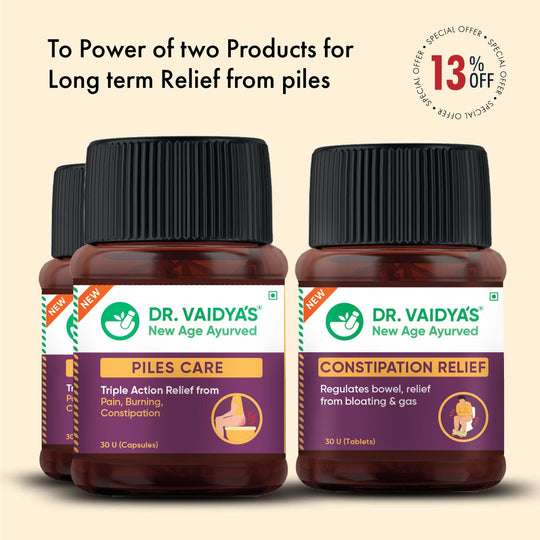 Piles Relief Pack: For Managing Piles & Constipation