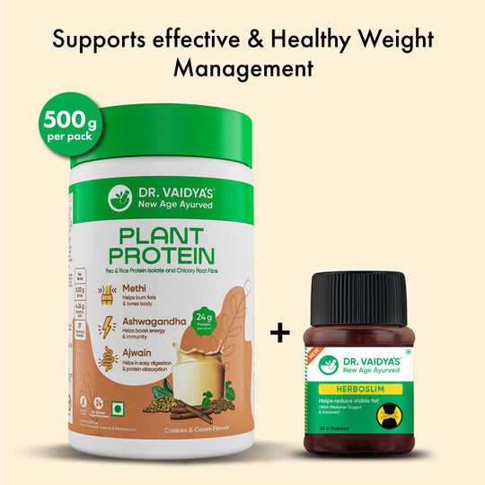 Buy Plant Protein & Get Herboslim FREE