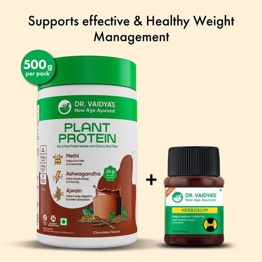 Buy Plant Protein & Get Herboslim FREE