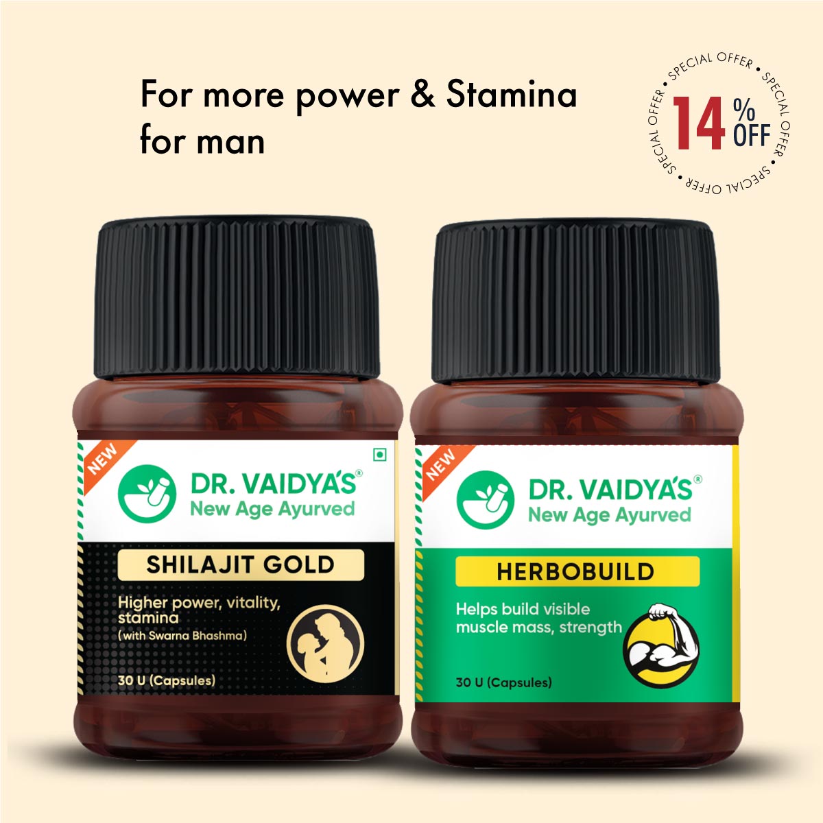 Dr. Vaidya's Power Booster Combo For Men