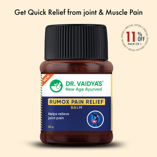 Dr. Vaidya’s Rumox Pain Relief Balm: For Joint Pain, Stiffness, & Muscle Soreness