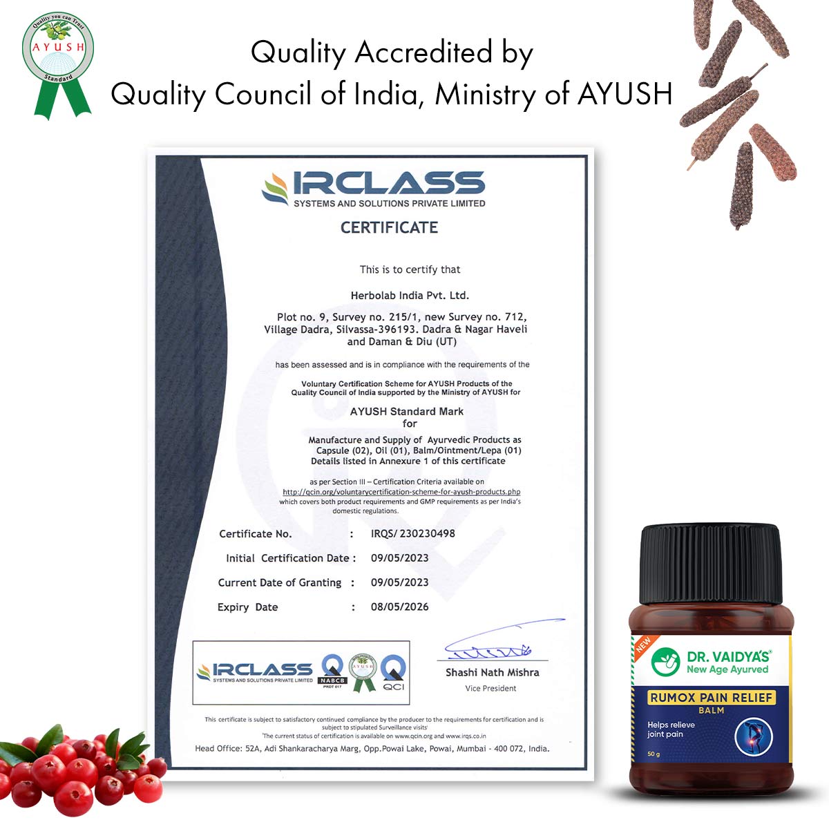 Rumox Pain Relief Balm (50 g per Pack) – With Mahanarayan Oil, Mahavishgarbha Oil, Wintergreen & Cajuput Oils for Joint & Muscle Comfort