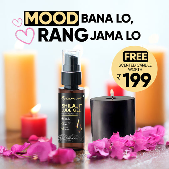Shilajit Lube Lagaya Kya? India’s First Lube (Personal Lubricant Gel) with Shilajit – Stamina Bhi, Smooth Bhi with FREE Candle