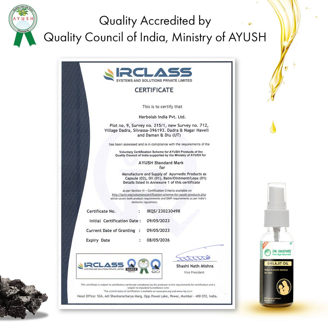 Shilajit Oil for Men (25 ml per Pack) – With Shuddha Shilajit, Ashwagandha, Lavang & Jaiphal Oils for Power, Stamina & Endurance