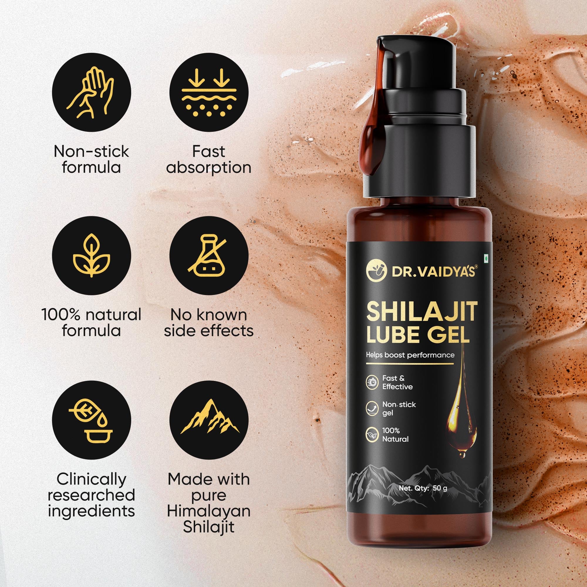 Shilajit Personal Lubricant Gel 50g