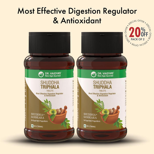 Shuddha Triphala: Most Effective Digestion Regulator & Antioxidant