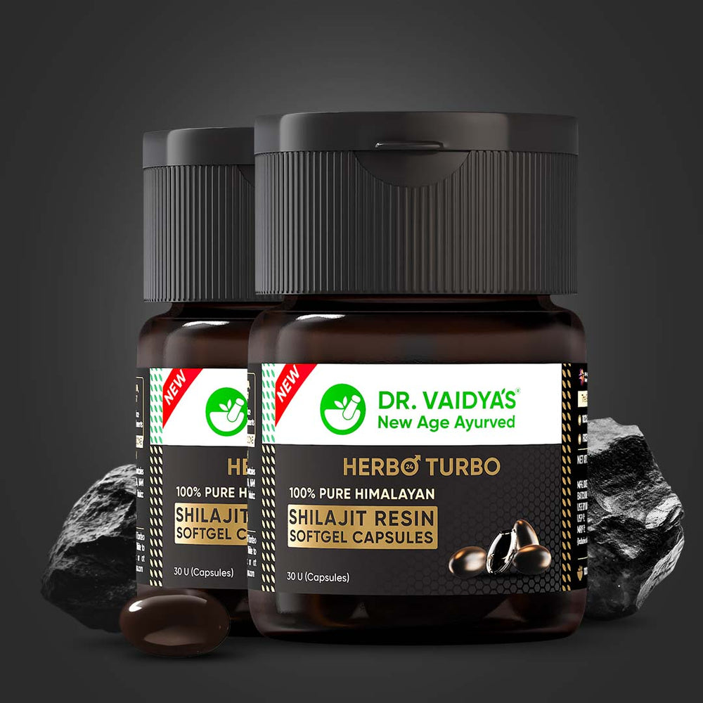 100% Pure Himalayan Shilajit Resin Softgels (30 Capsules per Pack) – With Authentic Himalayan Shilajit for Wellness Support