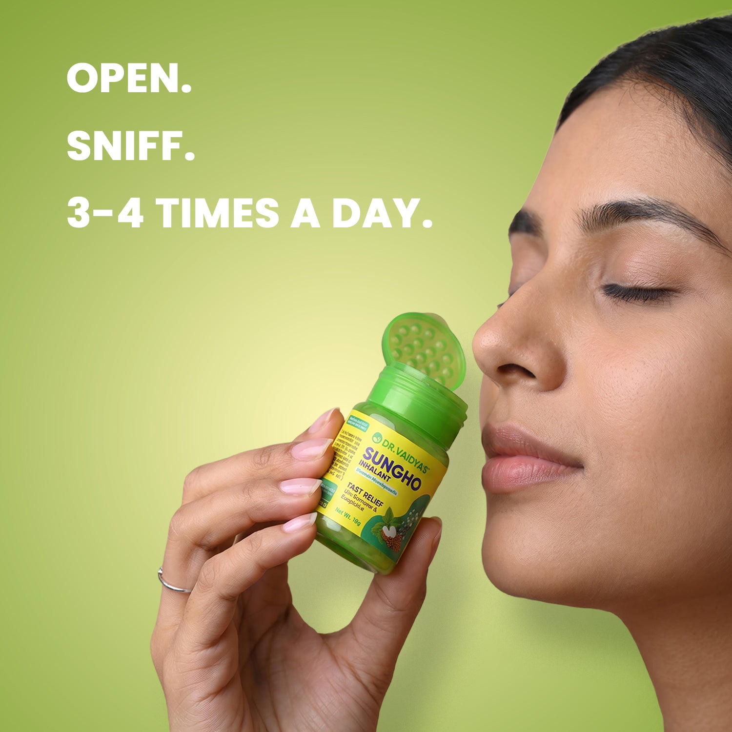 Sungho Inhalant - Nasal Relief & Mood Booster packed with Super Herbs