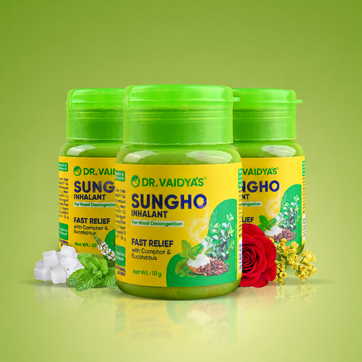 Sungho Inhalant - Nasal Relief & Mood Booster packed with Super Herbs