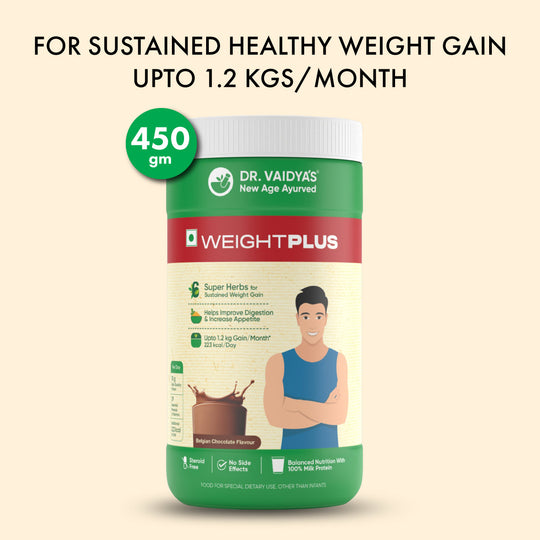 WeightPlus: For Healthy Weight Gain Upto 1.2 Kg/Month