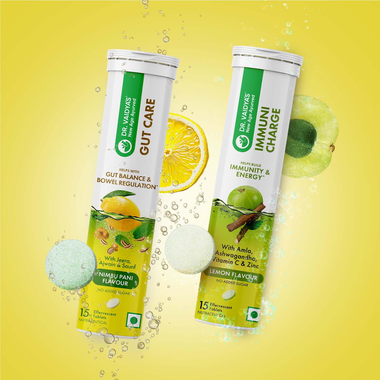 Daily Gut & Immunity Fizzy Effervescent Combo