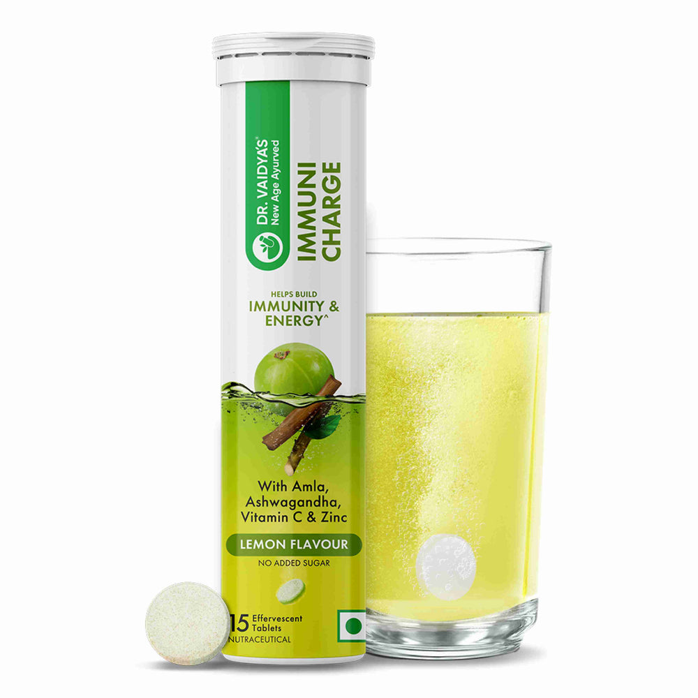 Immuni Charge Fizzy Effervescent - Daily Defence for Weather & Pollution Stress