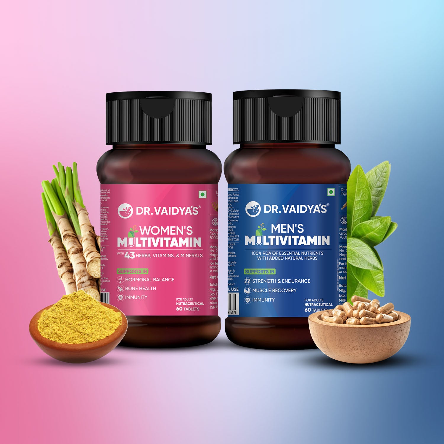 Men & Women Wellness Multivitamin Combo