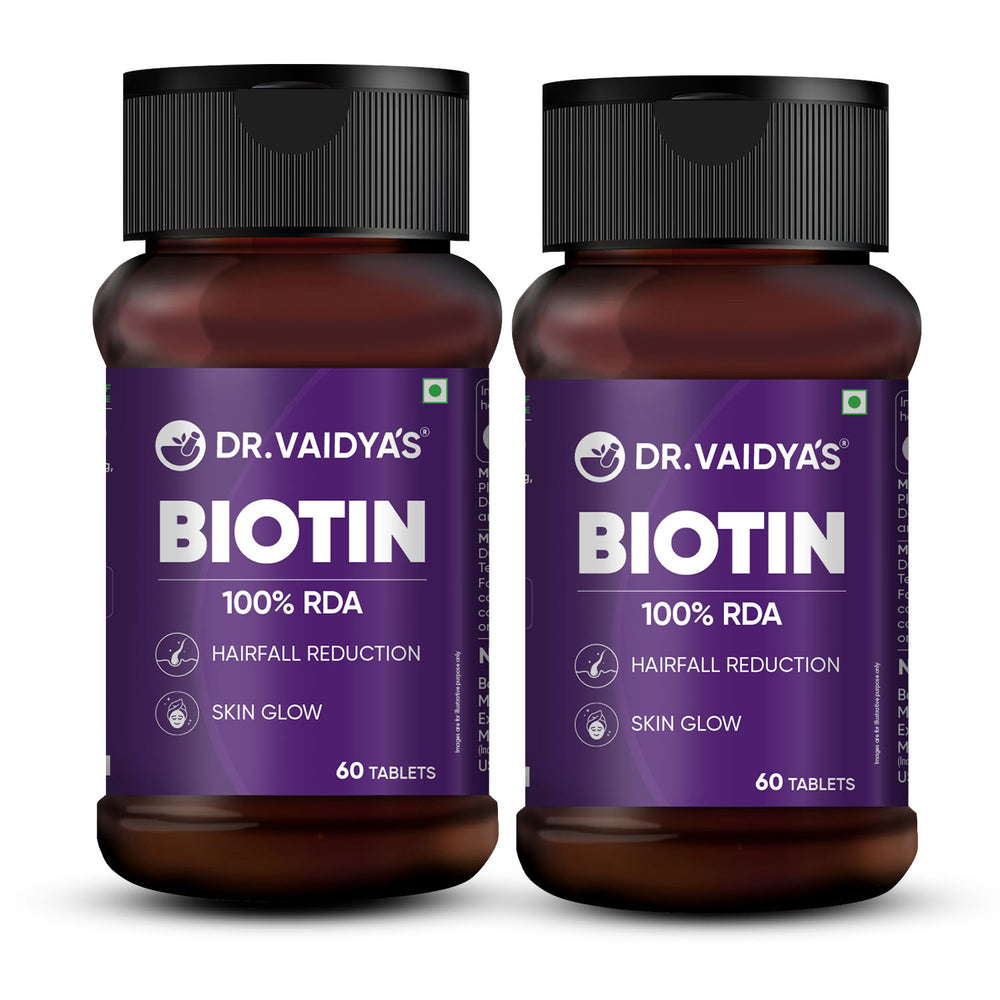Biotin for Hairfall Reduction & Glowy Skin